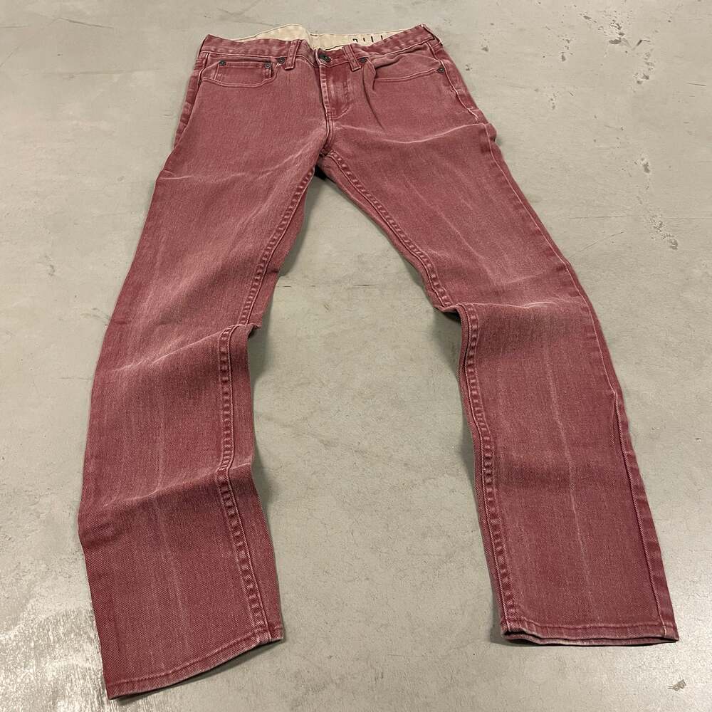 Y2K red skinny bullhead Jeans 31x32